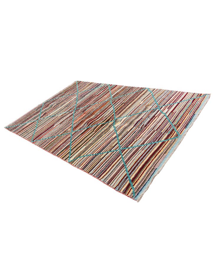 Detail image of  6' x 9' 2  Hand Knotted Moroccan Wool Rug