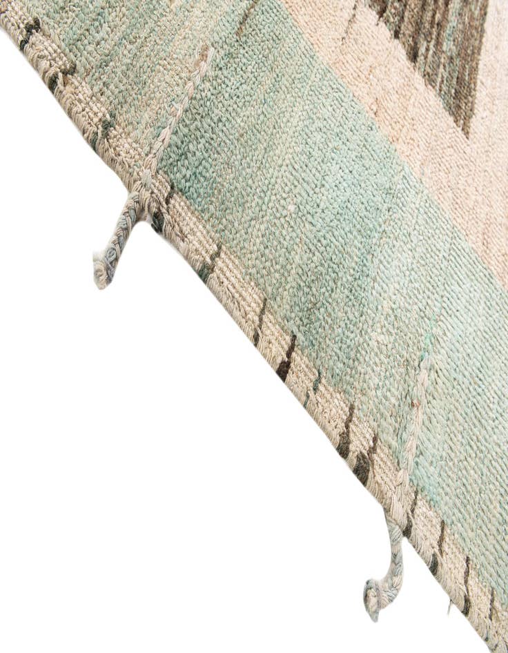 Detail image of  5' 4 x 7' 3  Hand Knotted Moroccan Wool Rug