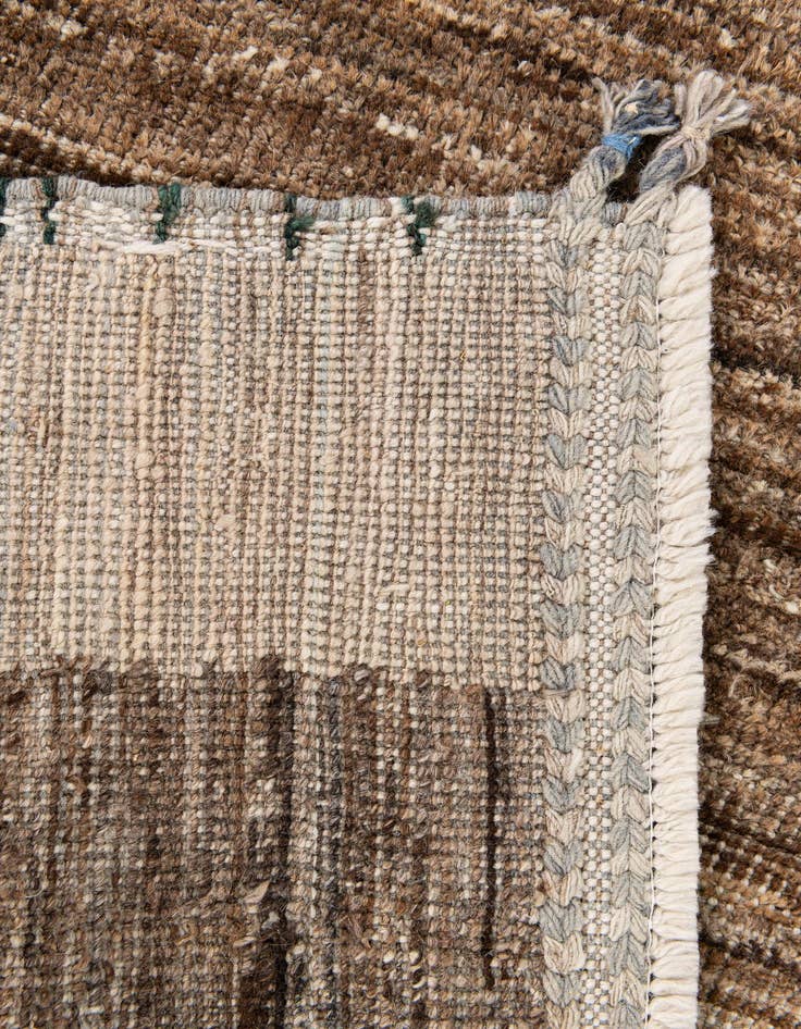 Detail image of  5' 4 x 7' 3  Hand Knotted Moroccan Wool Rug