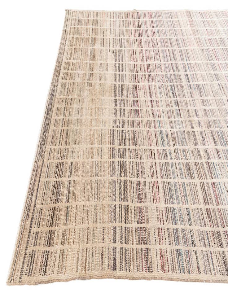 Detail image of  6' 6 x 9' 2  Hand Knotted Moroccan Wool Rug