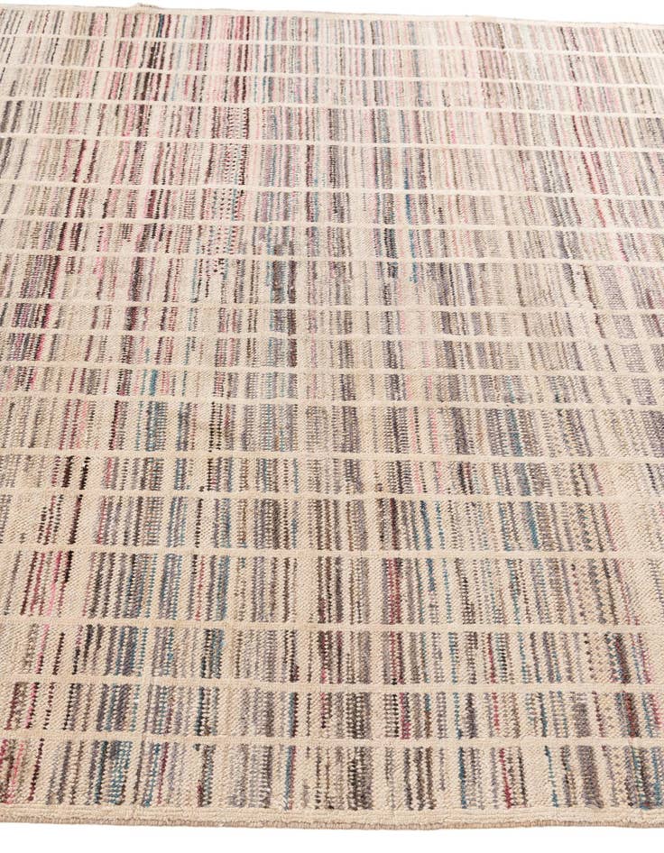 Detail image of  6' 6 x 9' 2  Hand Knotted Moroccan Wool Rug