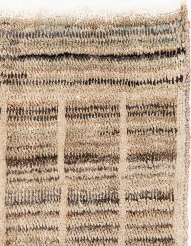 Detail image of  6' 6 x 9' 2  Hand Knotted Moroccan Wool Rug