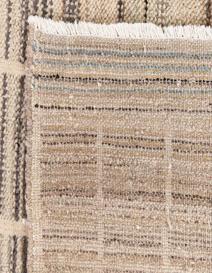 Detail image of  6' 6 x 9' 2  Hand Knotted Moroccan Wool Rug