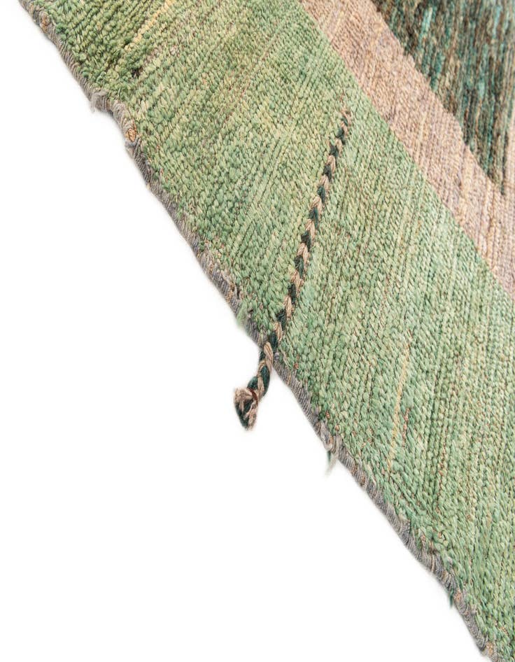 Detail image of  5' 4 x 7' 1  Hand Knotted Moroccan Wool Rug