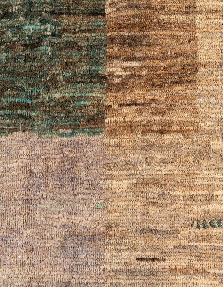 Detail image of  5' 4 x 7' 1  Hand Knotted Moroccan Wool Rug