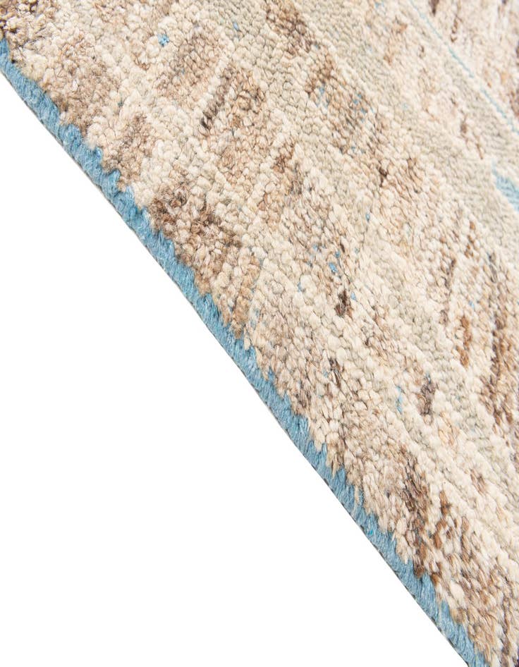 Detail image of  8' 10 x 13' 6  Hand Knotted Moroccan Wool Rug