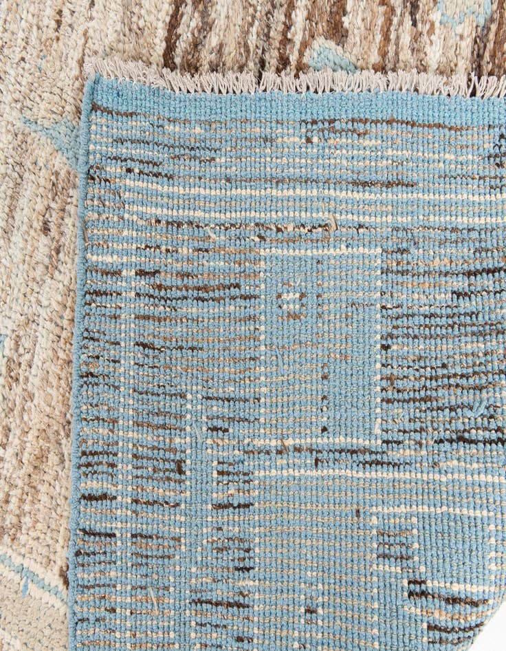 Detail image of  8' 10 x 13' 6  Hand Knotted Moroccan Wool Rug