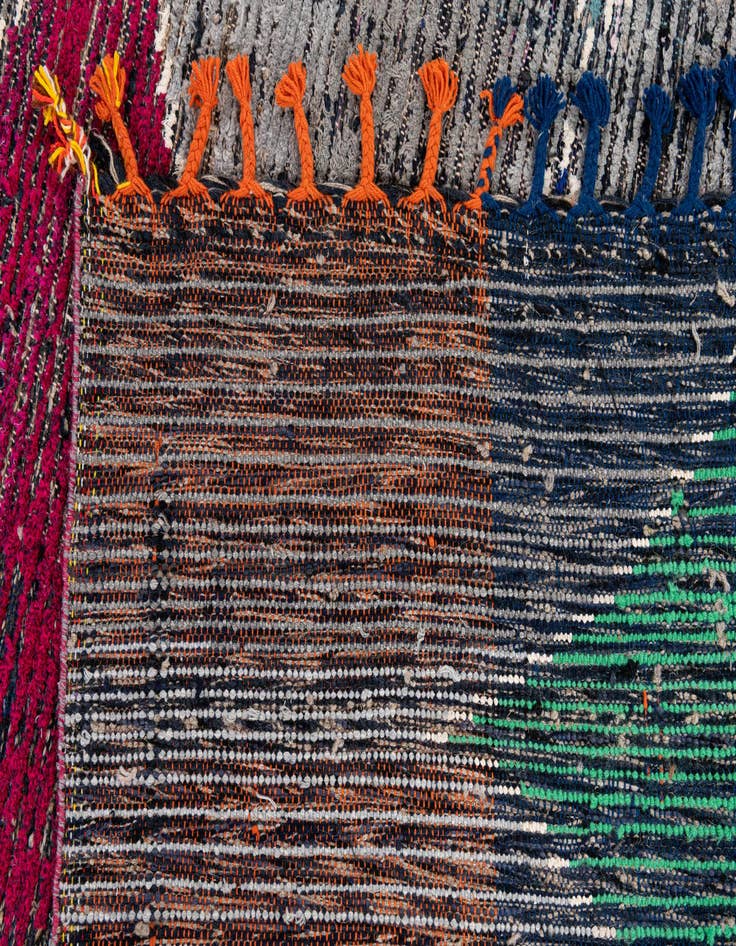 Detail image of  10' 3 x 13' 4  Hand Knotted Moroccan Wool Rug