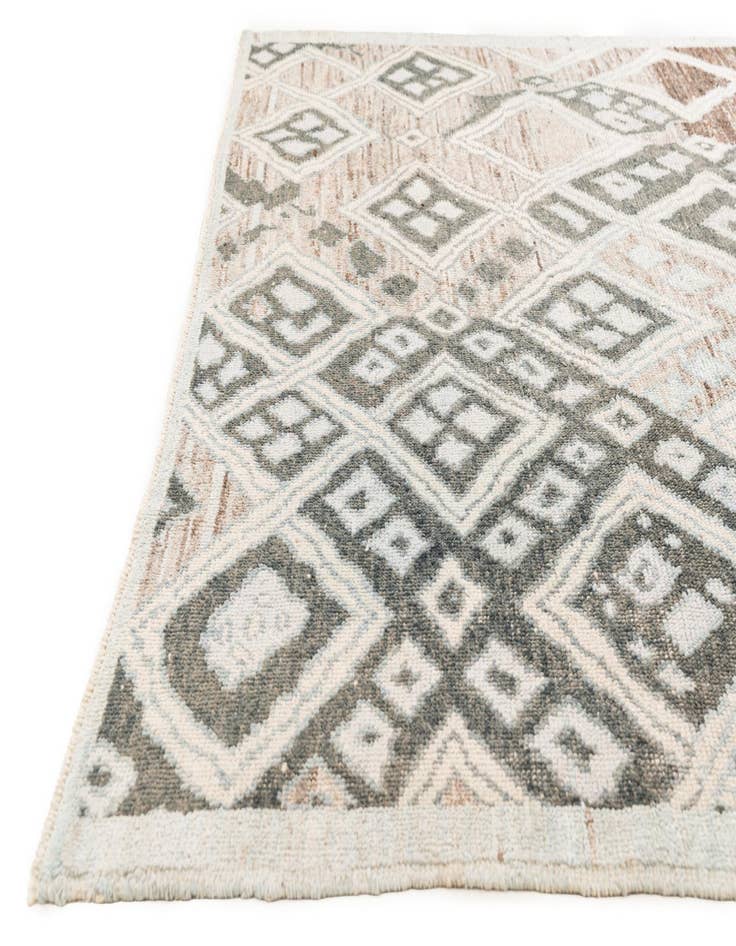 Detail image of  8' 4 x 10' 4  Hand Knotted Moroccan Wool Rug