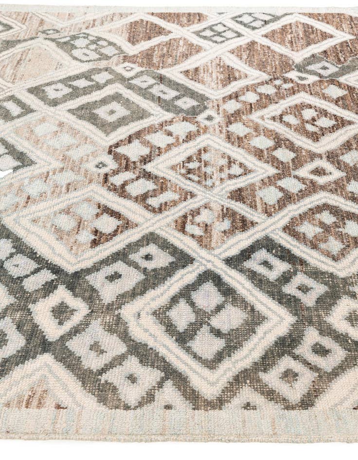 Detail image of  8' 4 x 10' 4  Hand Knotted Moroccan Wool Rug