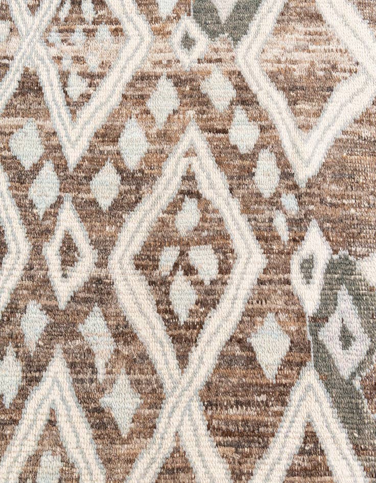 Detail image of  8' 4 x 10' 4  Hand Knotted Moroccan Wool Rug