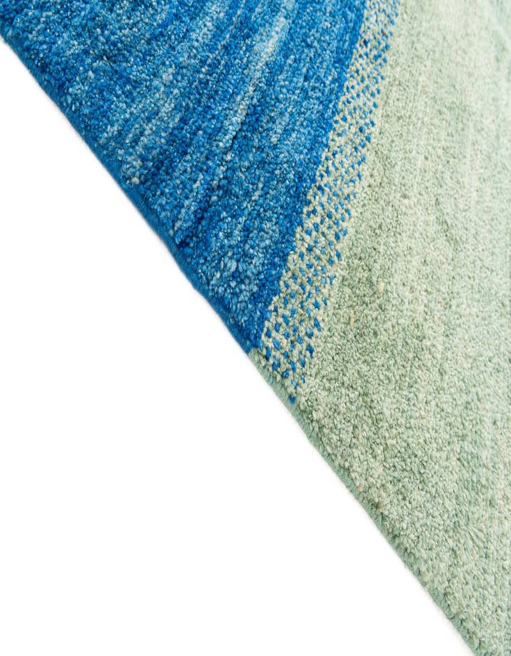 Detail image of  5' 1 x 8' 3  Hand Knotted Moroccan Wool Rug