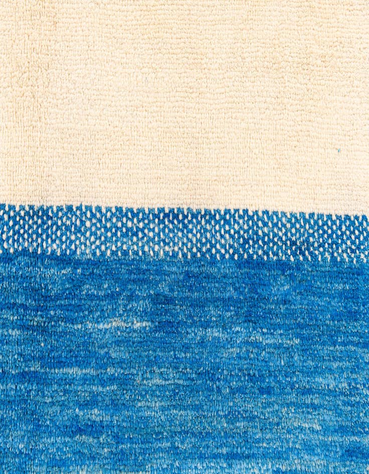 Detail image of  5' 1 x 8' 3  Hand Knotted Moroccan Wool Rug