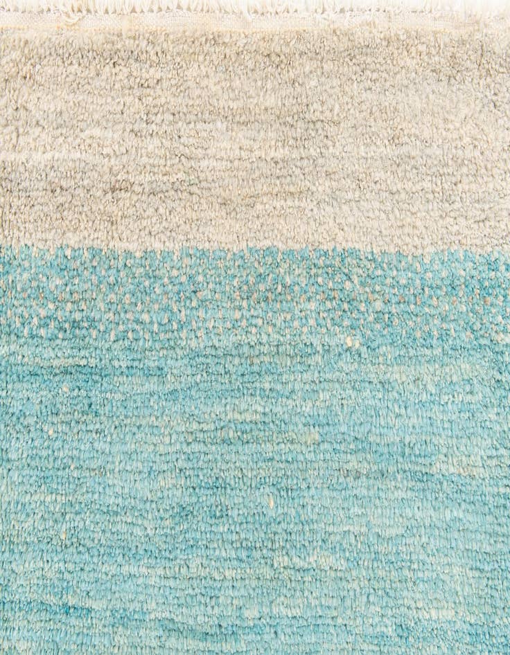 Detail image of  5' 1 x 8' 3  Hand Knotted Moroccan Wool Rug