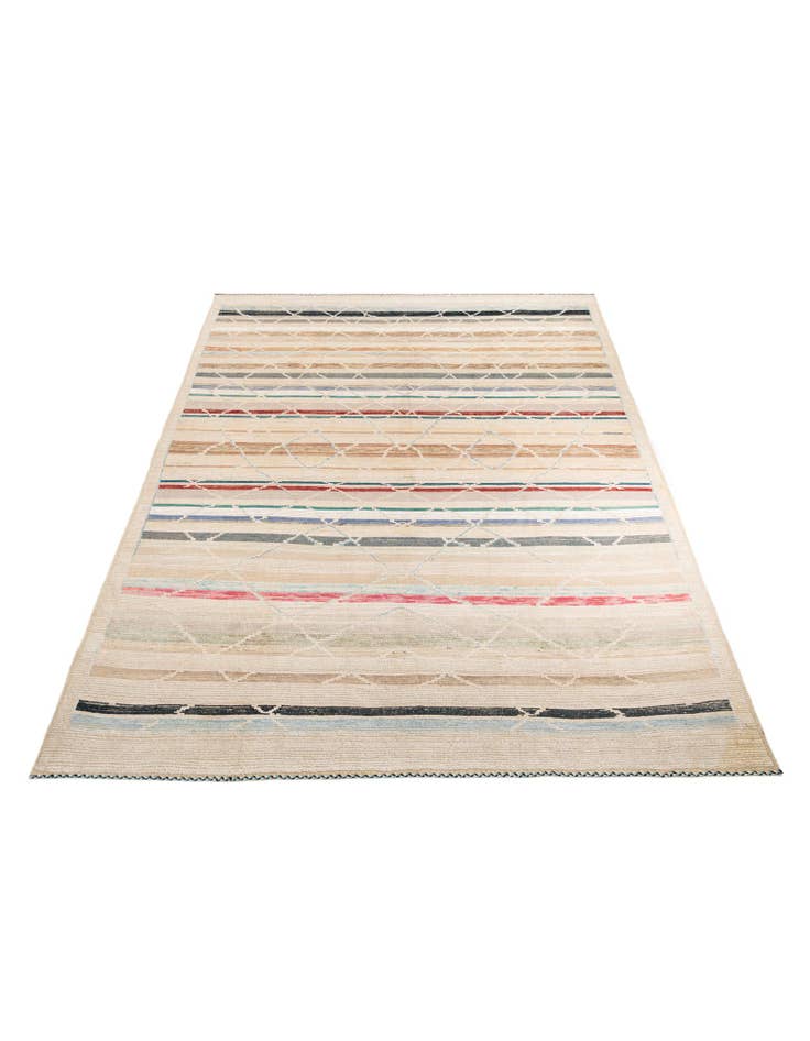 Detail image of  10' 2 x 14' 1  Hand Knotted Moroccan Rug