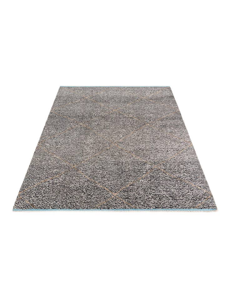 Detail image of  8' x 10' 8  Hand Knotted Moroccan Wool Rug