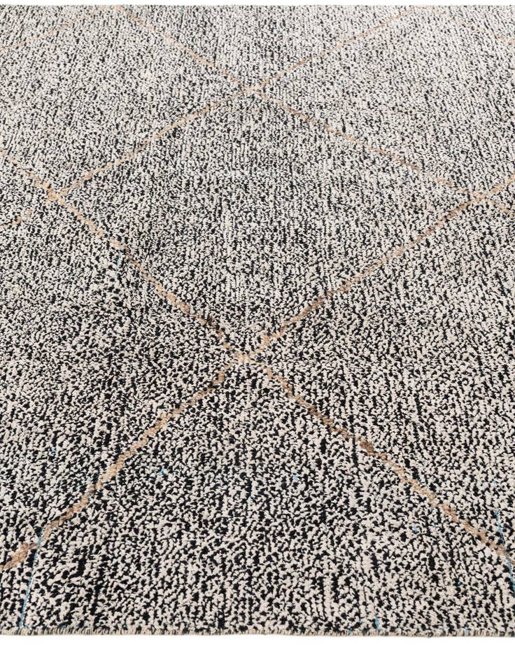 Detail image of  8' x 10' 8  Hand Knotted Moroccan Wool Rug