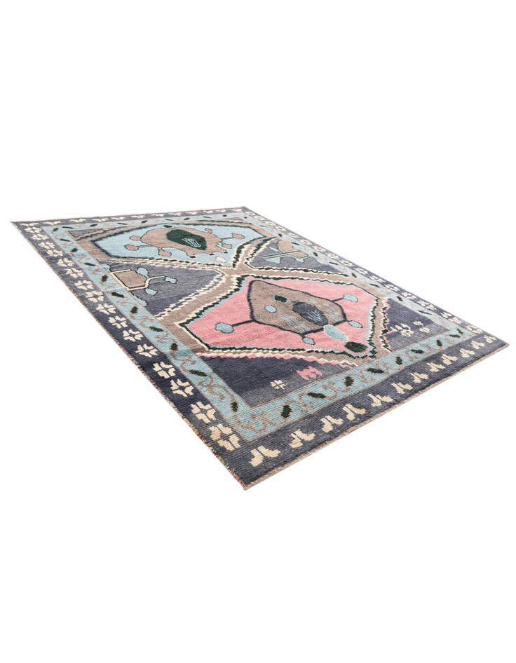 Detail image of  8' x 10' 3  Hand Knotted Moroccan Wool Rug