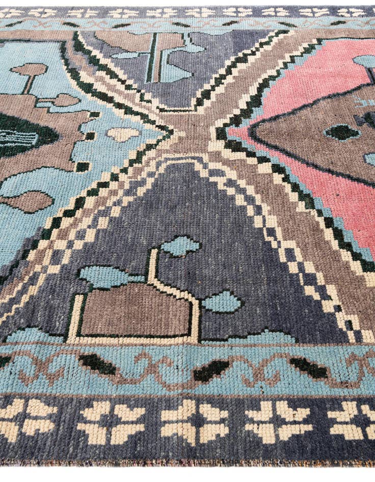 Detail image of  8' x 10' 3  Hand Knotted Moroccan Wool Rug
