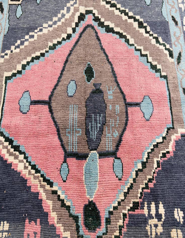 Detail image of  8' x 10' 3  Hand Knotted Moroccan Wool Rug