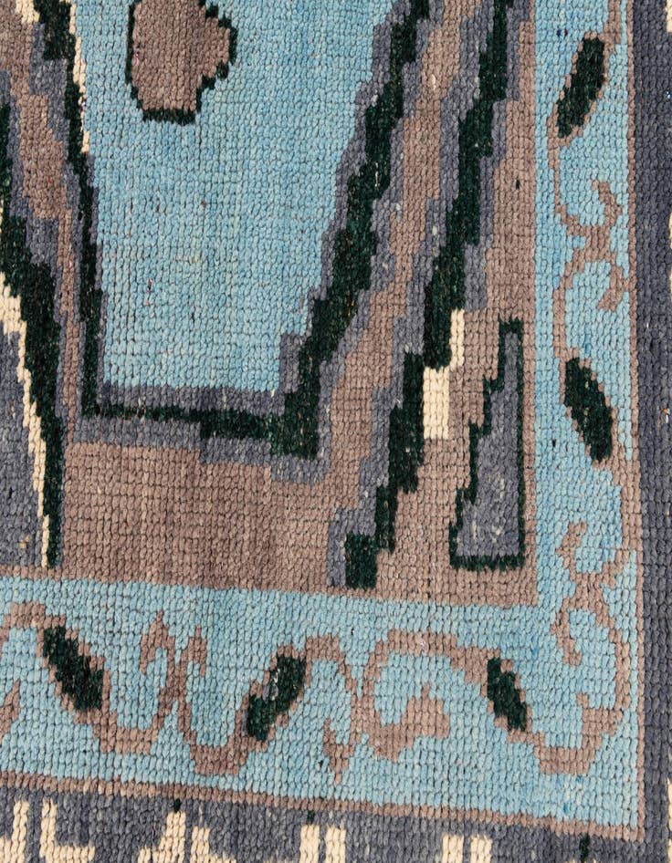 Detail image of  8' x 10' 3  Hand Knotted Moroccan Wool Rug