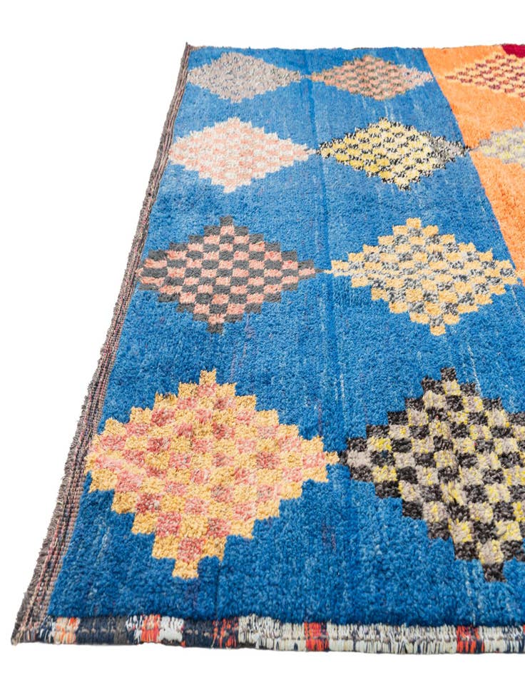 Detail image of  9' 3 x 11' 8  Hand Knotted Moroccan Wool Rug