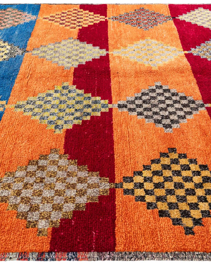 Detail image of  9' 3 x 11' 8  Hand Knotted Moroccan Wool Rug