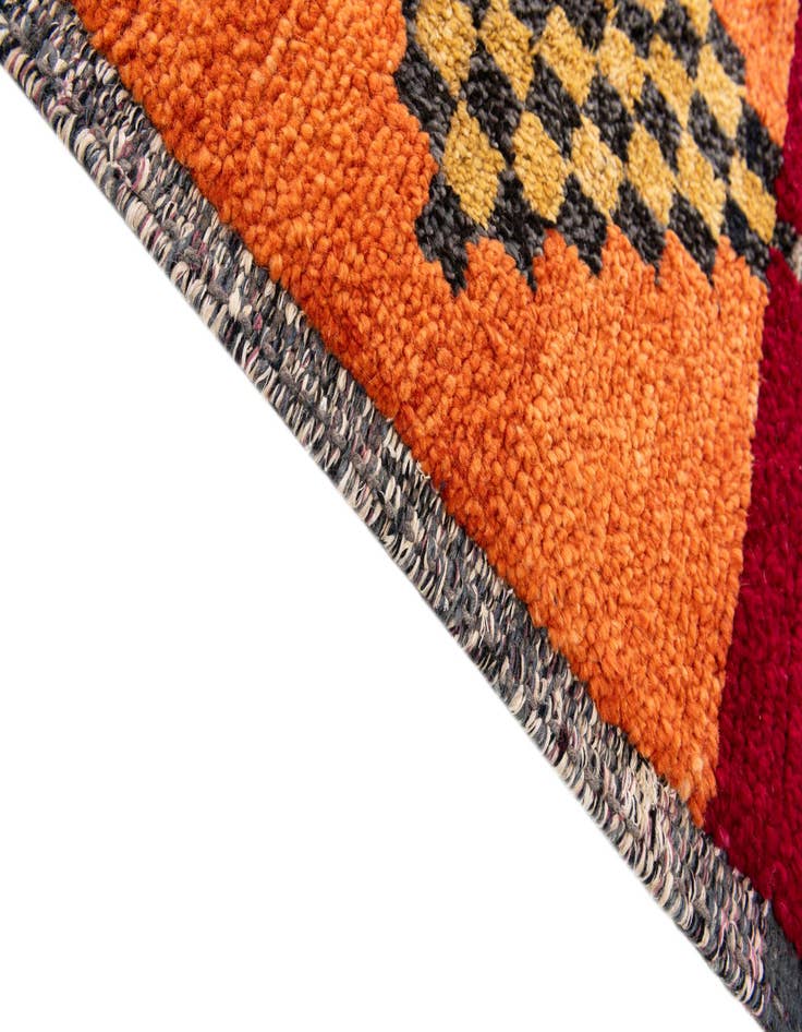 Detail image of  9' 3 x 11' 8  Hand Knotted Moroccan Wool Rug