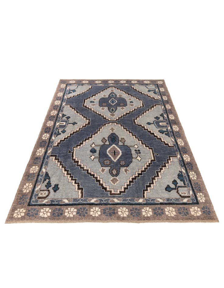 Detail image of  8' 7 x 10' 3  Hand Knotted Moroccan Wool Rug