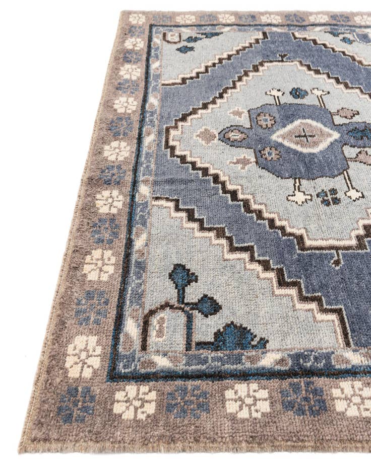 Detail image of  8' 7 x 10' 3  Hand Knotted Moroccan Wool Rug