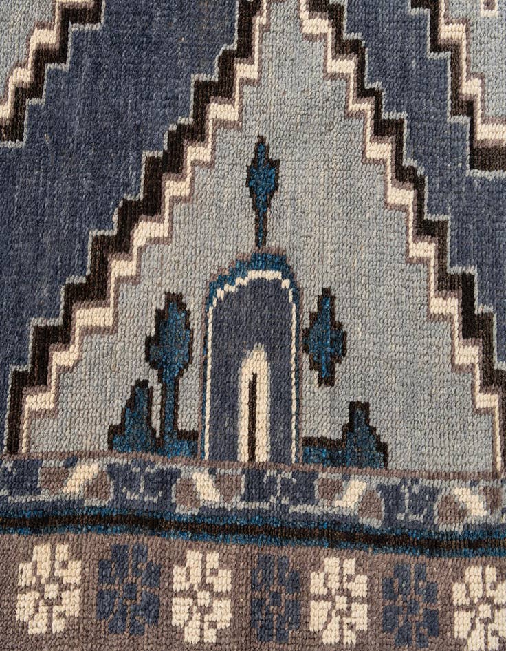 Detail image of  8' 7 x 10' 3  Hand Knotted Moroccan Wool Rug