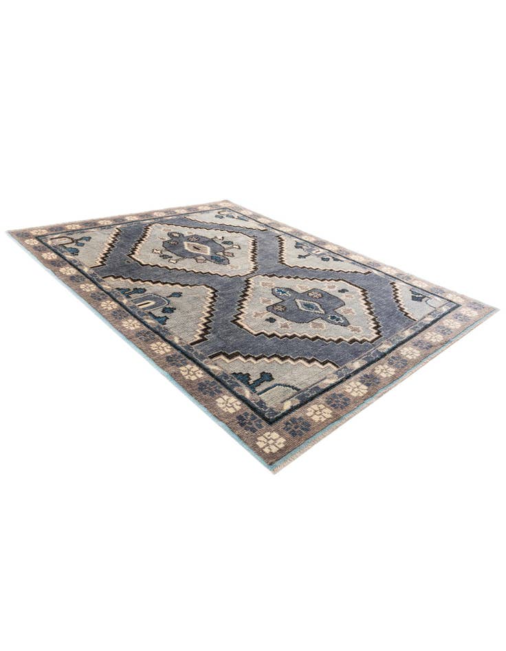 Detail image of  8' x 10' 5  Hand Knotted Moroccan Wool Rug