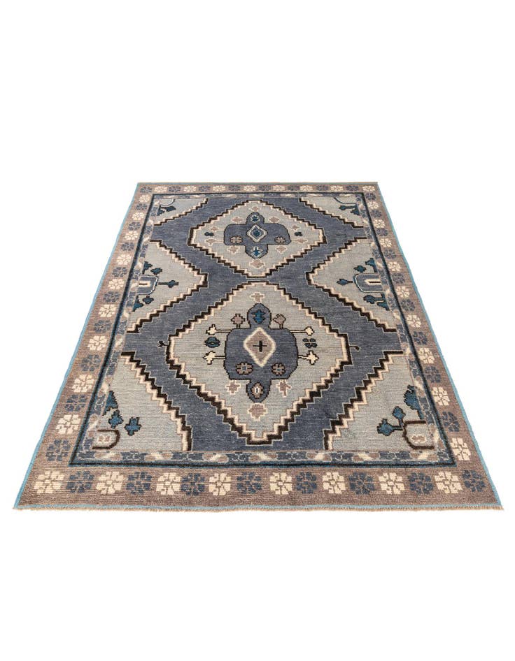 Detail image of  8' x 10' 5  Hand Knotted Moroccan Wool Rug