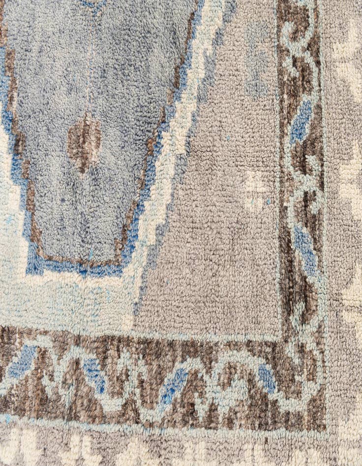 Detail image of  8' 2 x 10' 2  Hand Knotted Moroccan Wool Rug