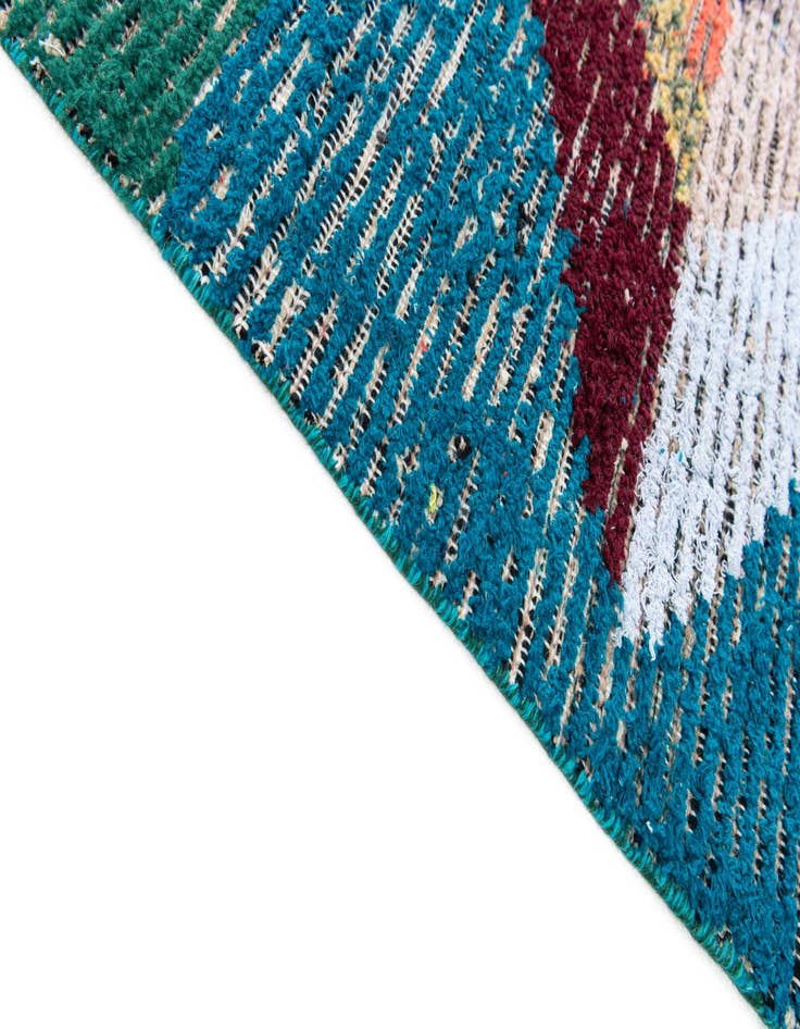 Detail image of  8' 1 x 10' 8  Hand Knotted Moroccan Wool Rug