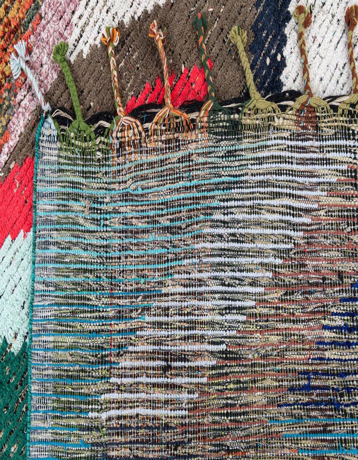 Detail image of  8' 1 x 10' 8  Hand Knotted Moroccan Wool Rug