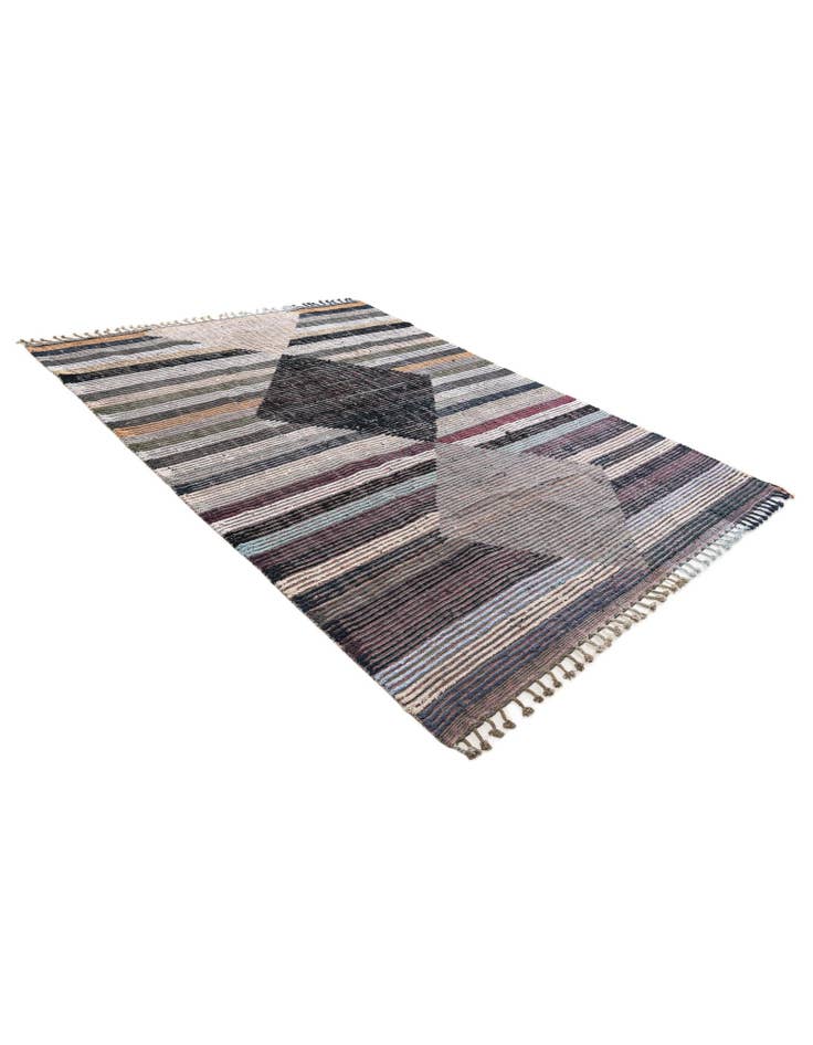 Detail image of  7' 9 x 10' 5  Hand Knotted Moroccan Wool Rug