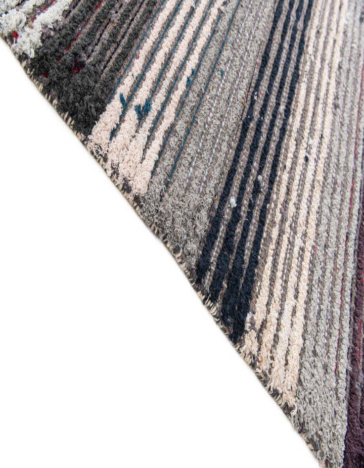 Detail image of  7' 9 x 10' 5  Hand Knotted Moroccan Wool Rug