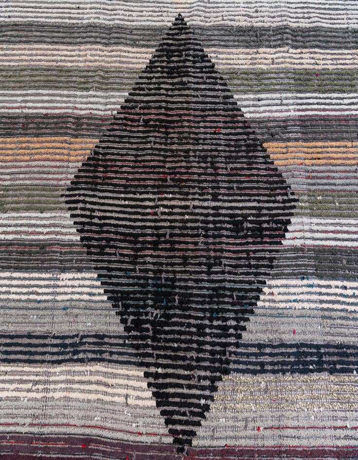 Detail image of  7' 9 x 10' 5  Hand Knotted Moroccan Wool Rug