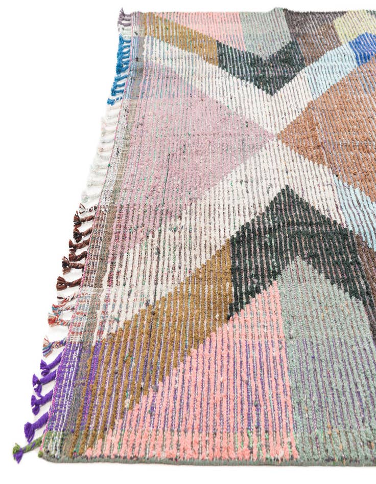 Detail image of  7' 7 x 10' 7  Hand Knotted Moroccan Wool Rug