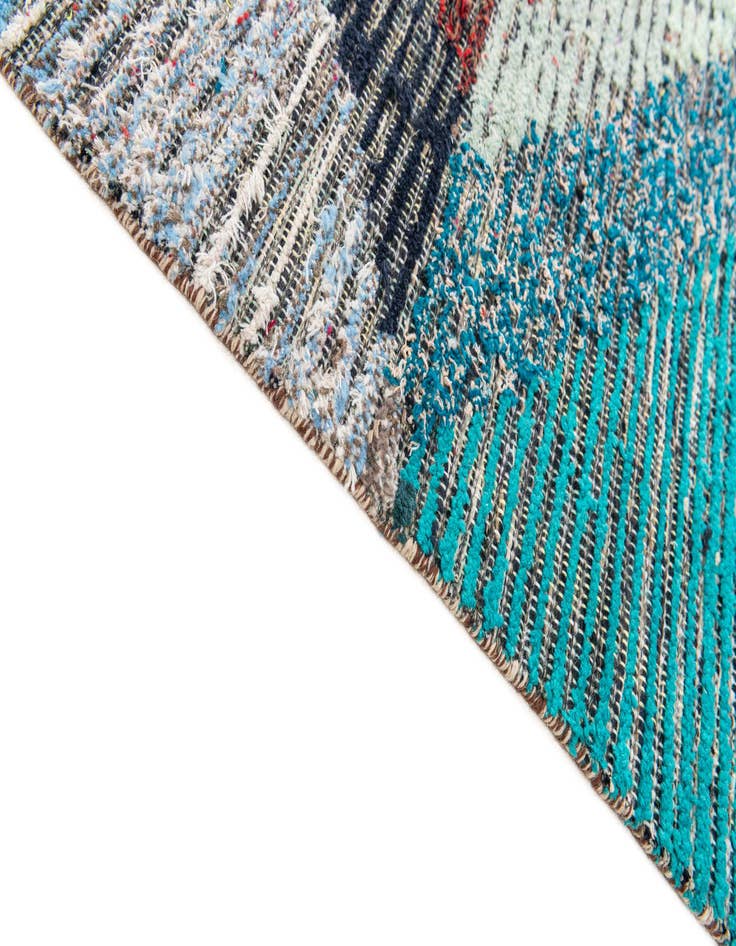 Detail image of  8' 1 x 10' 6  Hand Knotted Moroccan Wool Rug