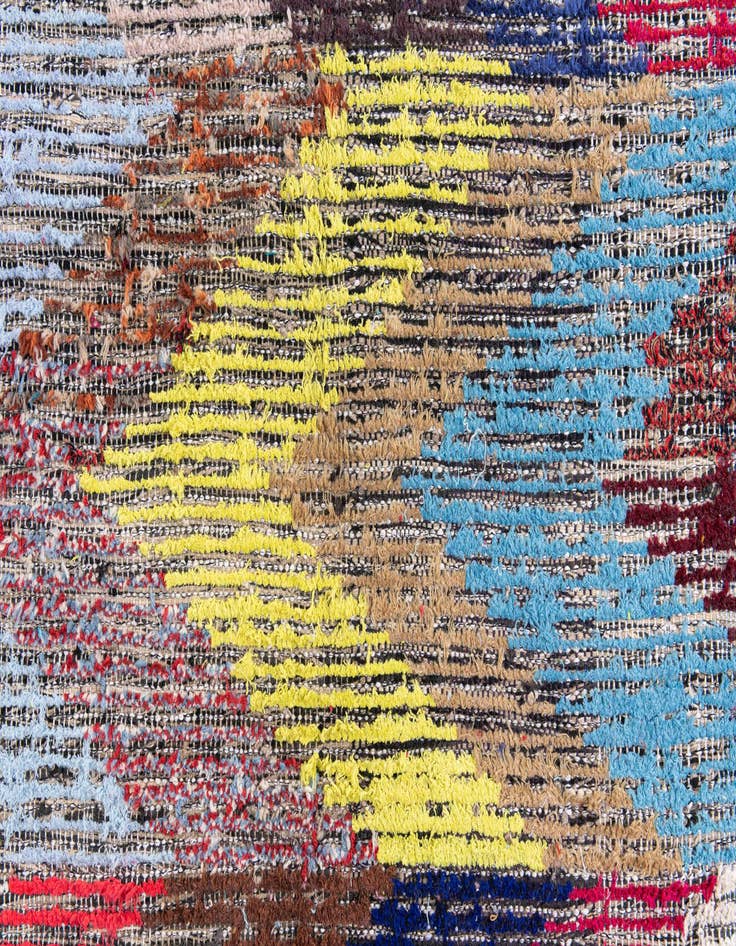 Detail image of  8' 1 x 10' 6  Hand Knotted Moroccan Wool Rug