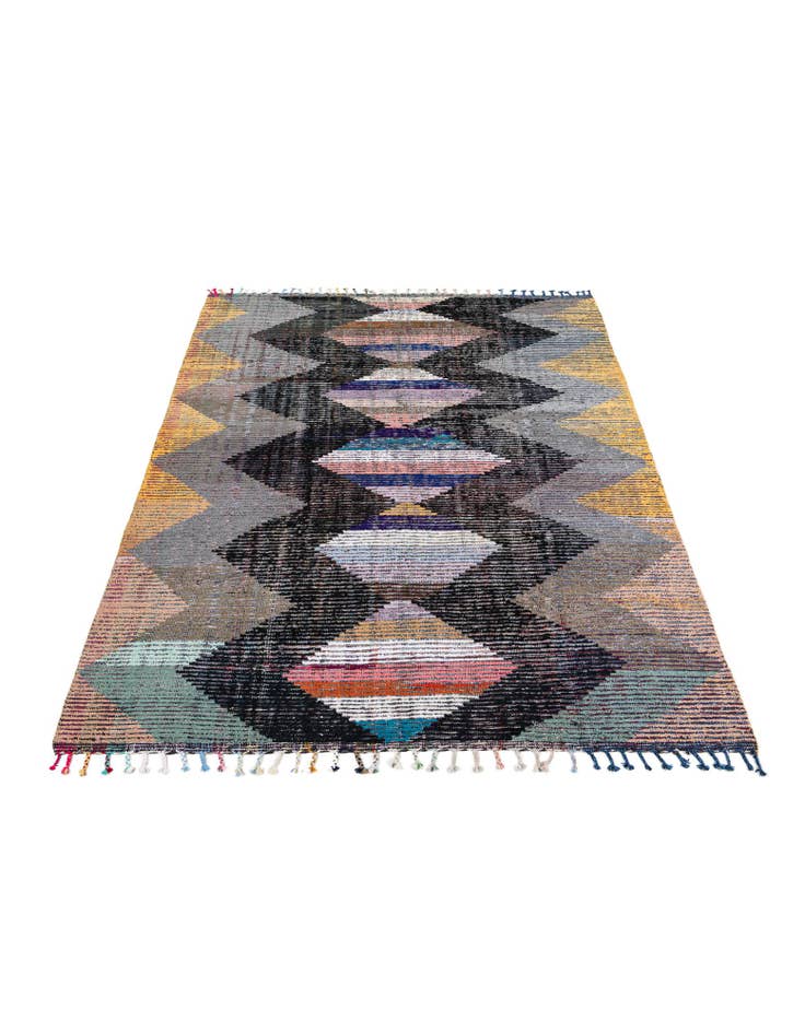 Detail image of  7' 10 x 10' 2  Hand Knotted Moroccan Wool Rug