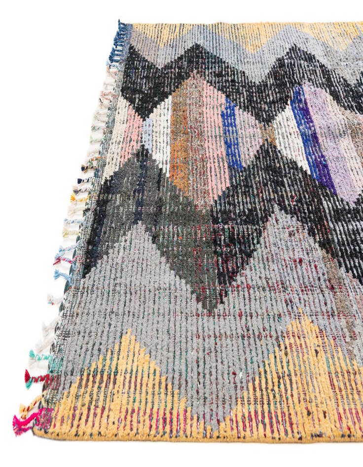 Detail image of  7' 10 x 10' 2  Hand Knotted Moroccan Wool Rug