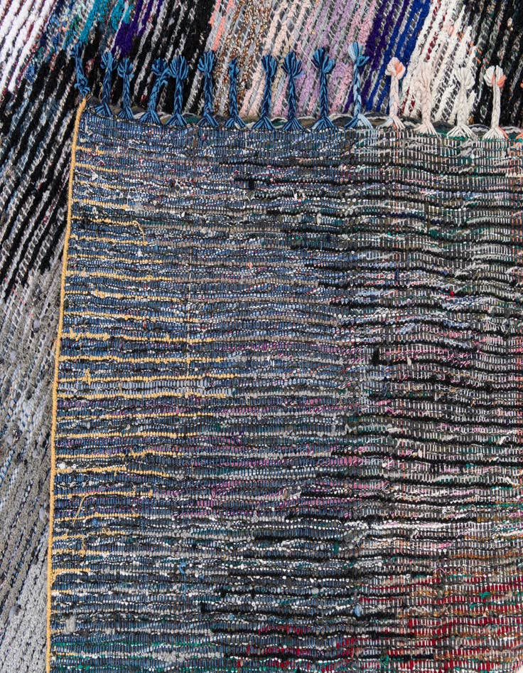 Detail image of  7' 10 x 10' 2  Hand Knotted Moroccan Wool Rug