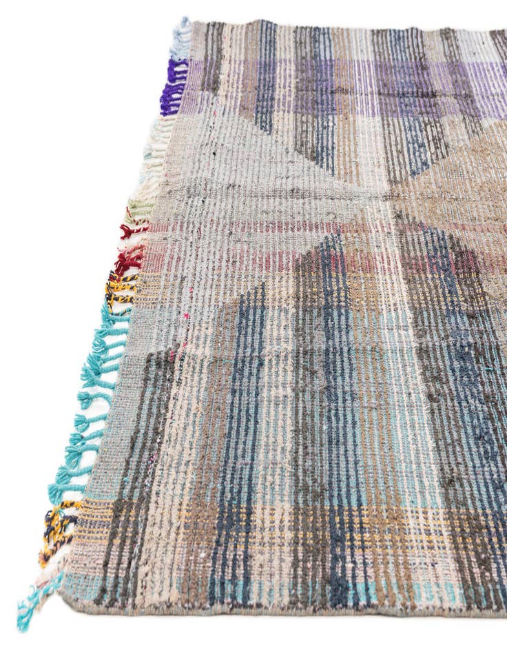 Detail image of  7' 9 x 10' 2  Hand Knotted Moroccan Wool Rug