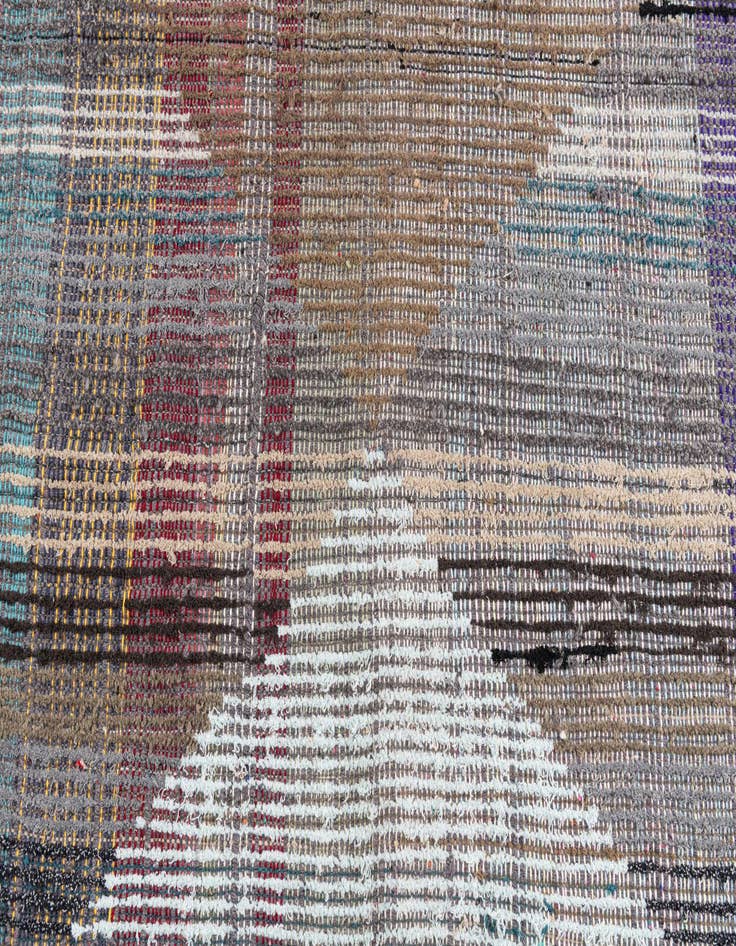 Detail image of  7' 9 x 10' 2  Hand Knotted Moroccan Wool Rug