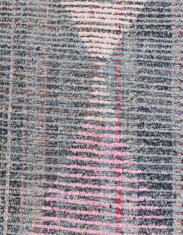 Detail image of  5' 8 x 7' 8  Hand Knotted Moroccan Wool Rug