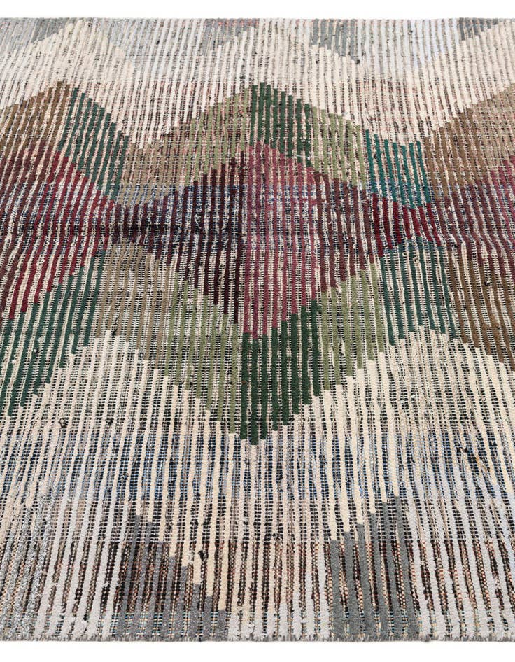 Detail image of  5' 8 x 8' 1  Hand Knotted Moroccan Wool Rug