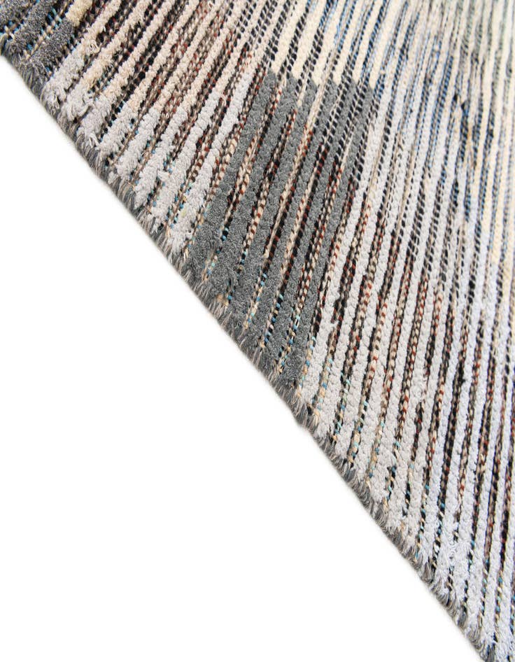 Detail image of  5' 8 x 8' 1  Hand Knotted Moroccan Wool Rug